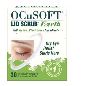 OCuSOFT® Lid Scrub® Earth Eyelid Cleanser with Natural Plant-Based Ingredients